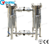 Stainless Steel Polished Duplex Bag Filter Housing for Water Treatment