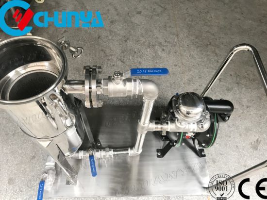 Stainless Steel Bag Filter Housing with Pump