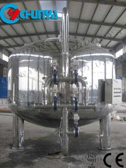 China Industrial Manufacturer High Shear Emulsifying Tank with Scraper Mixer