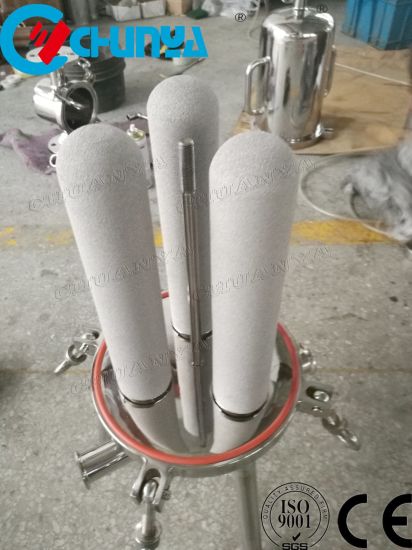 How to solve the small flow of the titanium rod filter?
